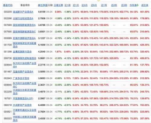 基金除了蓝筹股还有哪些(优质蓝筹股基金有哪些)